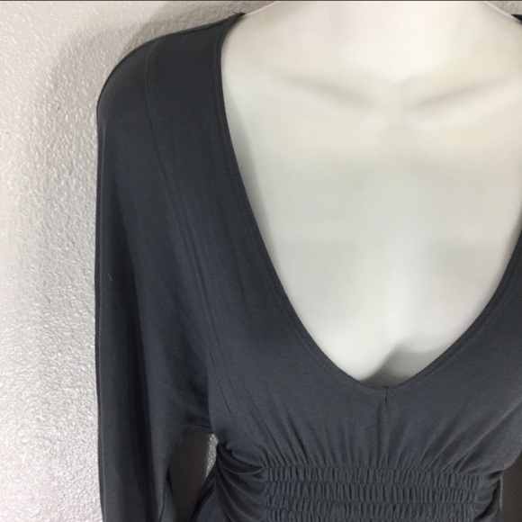 COPY - Twelfth Street Cynthia Vincent Gray tie back dress - Picture 3 of 8